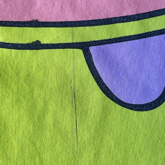 Nickelodeon Spongebob Shirt Mens Medium Multicolor Cartoon Short Sleeve Graphic - Picture 9 of 9